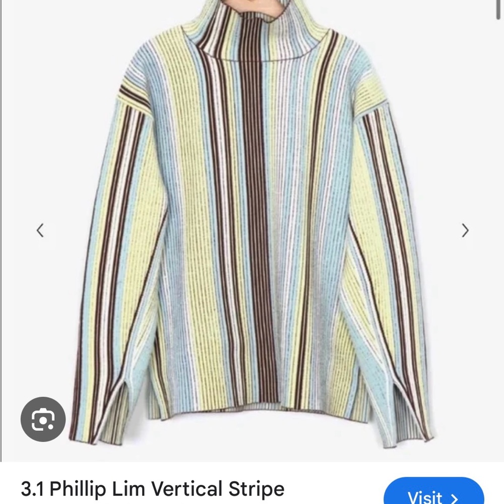 3.1 Phillip Lim Vertical Stripe Sweater